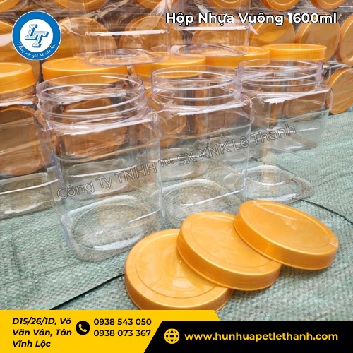 hộp nhựa vuông 1600ml giá rẻ – hàng đẹp, nắp kín, giao tận nơi 3 hộp nhựa vuông 1600ml giá rẻ – hàng đẹp, nắp kín, giao tận nơi 3