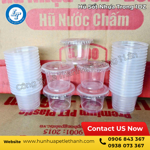 hũ sốt nhựa trong 1oz có nắp rời giá rẻ 5 hũ sốt nhựa trong 1oz có nắp rời giá rẻ 5