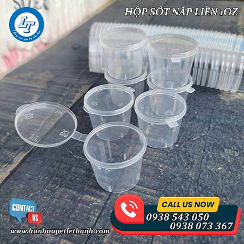 hộp sốt nắp liền 1OZ giá sỉ rẻ siêu tiện lợi 4 hộp sốt nắp liền 1OZ giá sỉ rẻ siêu tiện lợi 4