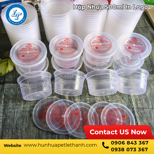 cung cấp hộp nhựa trong 500ml in logo giá rẻ 1 cung cấp hộp nhựa trong 500ml in logo giá rẻ 1