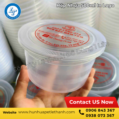 cung cấp hộp nhựa trong 500ml in logo giá rẻ 2 cung cấp hộp nhựa trong 500ml in logo giá rẻ 2