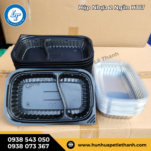 hộp nhựa 2 ngăn HT17 hộp nhựa 2 ngăn HT17