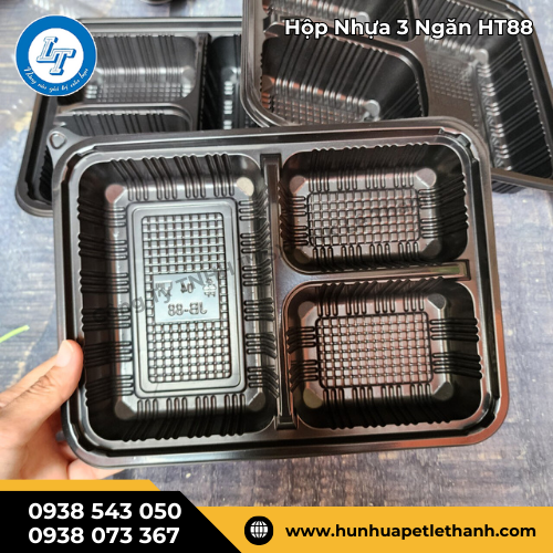 hộp nhựa 3 ngăn HT88 hộp nhựa 3 ngăn HT88