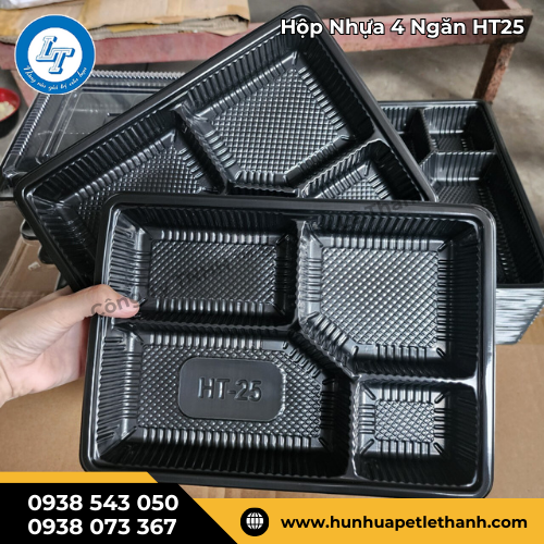 hộp nhựa 4 ngăn HT25 hộp nhựa 4 ngăn HT25