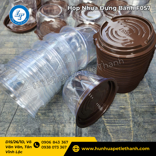 hộp nhựa đựng bánh F057 nhựa trong, bền giá xưởng bao rẻ 1 hộp nhựa đựng bánh F057 nhựa trong, bền giá xưởng bao rẻ 1