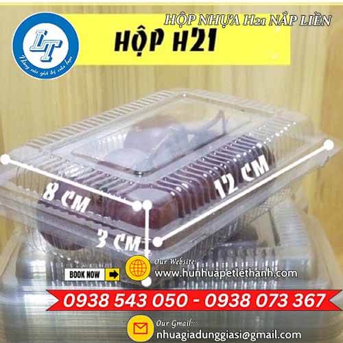 hộp nhựa PET trong mã H21 giá sỉ khuyến mãi 2 hộp nhựa PET trong mã H21 giá sỉ khuyến mãi 2