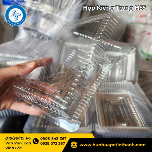 hộp kiếng nhựa trong H55 giá sỉ xưởng tại Công Ty Lê Thanh 5 hộp kiếng nhựa trong H55 giá sỉ xưởng tại Công Ty Lê Thanh 5