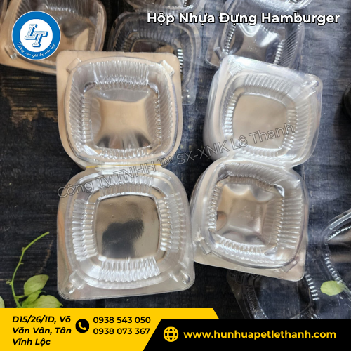 lấy sỉ hộp nhựa đựng bánh hamburger trực tiếp tại xưởng 2 lấy sỉ hộp nhựa đựng bánh hamburger trực tiếp tại xưởng 2