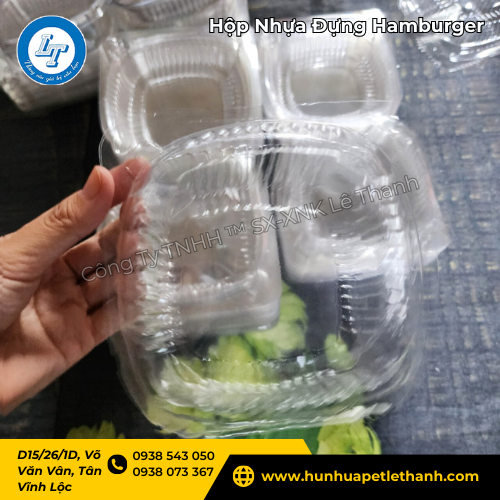 lấy sỉ hộp nhựa đựng bánh hamburger trực tiếp tại xưởng 6 lấy sỉ hộp nhựa đựng bánh hamburger trực tiếp tại xưởng 6