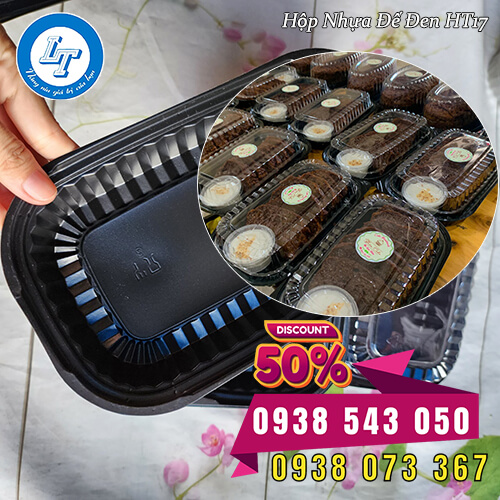 Hộp nhựa đế đen HT17 1 ngăn giá sỉ mua ở đâu Hộp nhựa đế đen HT17 1 ngăn giá sỉ mua ở đâu
