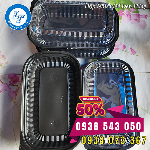 Hộp nhựa đế đen HT17 1 ngăn giá sỉ mua ở đâu Hộp nhựa đế đen HT17 1 ngăn giá sỉ mua ở đâu