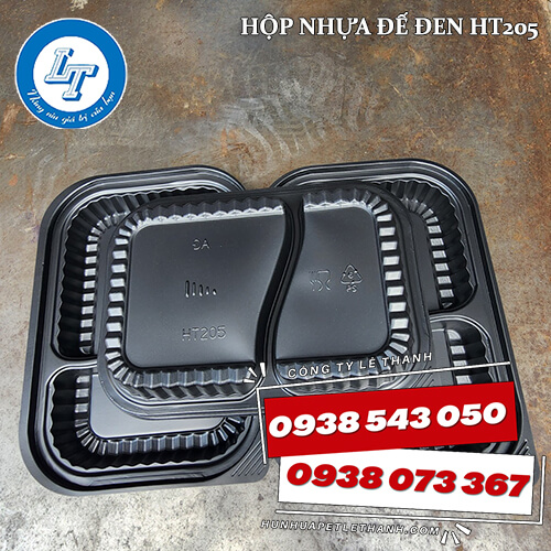Cơ sở bán hộp nhựa đế đen HT205 giá sỉ 4 Cơ sở bán hộp nhựa đế đen HT205 giá sỉ 4