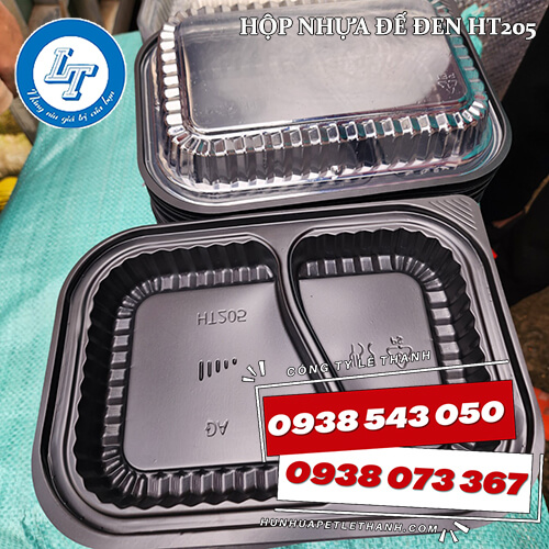 Cơ sở bán hộp nhựa đế đen HT205 giá sỉ 5 Cơ sở bán hộp nhựa đế đen HT205 giá sỉ 5