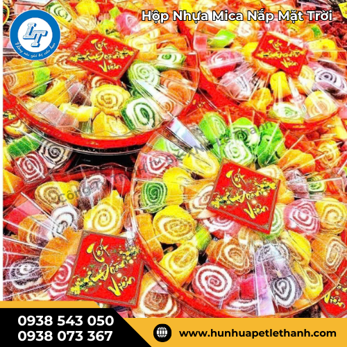 hộp nhựa mica nắp mặt trời sỉ bao giá rẻ đựng bánh mứt 5 hộp nhựa mica nắp mặt trời sỉ bao giá rẻ đựng bánh mứt 5