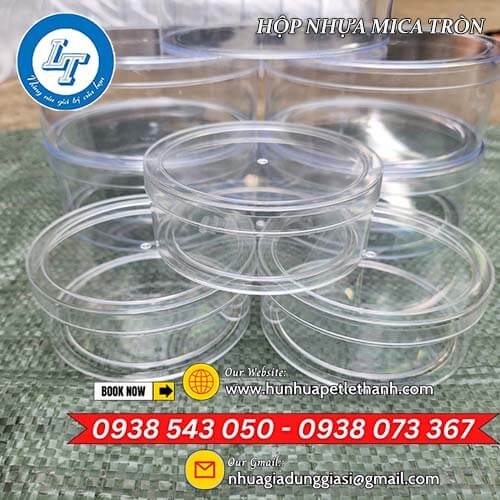 đựng bánh mứt bằng hộp nhựa mica tròn giá rẻ 4 đựng bánh mứt bằng hộp nhựa mica tròn giá rẻ 4
