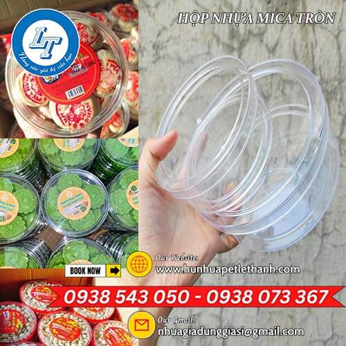 đựng bánh mứt bằng hộp nhựa mica tròn giá rẻ 3 đựng bánh mứt bằng hộp nhựa mica tròn giá rẻ 3