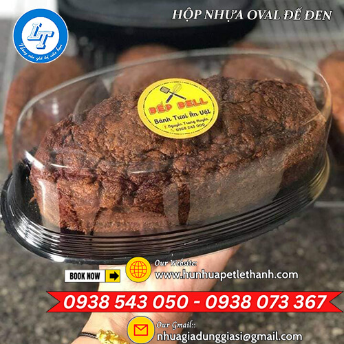 lấy giá sỉ hộp nhựa oval đế đen đựng bánh 3 lấy giá sỉ hộp nhựa oval đế đen đựng bánh 3