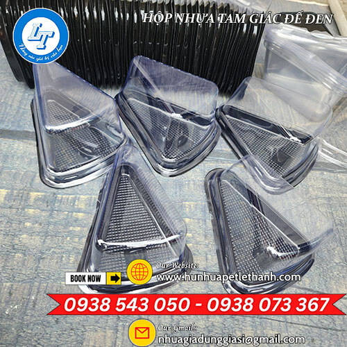 hộp nhựa tam giác nhọn đế đen giá rẻ hàng đẹp 5 hộp nhựa tam giác nhọn đế đen giá rẻ hàng đẹp 5