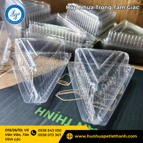 đặt liền tay hộp đựng bánh tam giác nhựa trong giá sỉ 5 đặt liền tay hộp đựng bánh tam giác nhựa trong giá sỉ 5