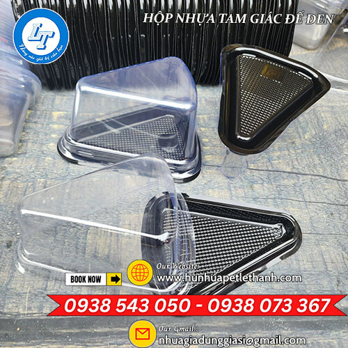 hộp nhựa tam giác nhọn đế đen giá rẻ hàng đẹp 4 hộp nhựa tam giác nhọn đế đen giá rẻ hàng đẹp 4