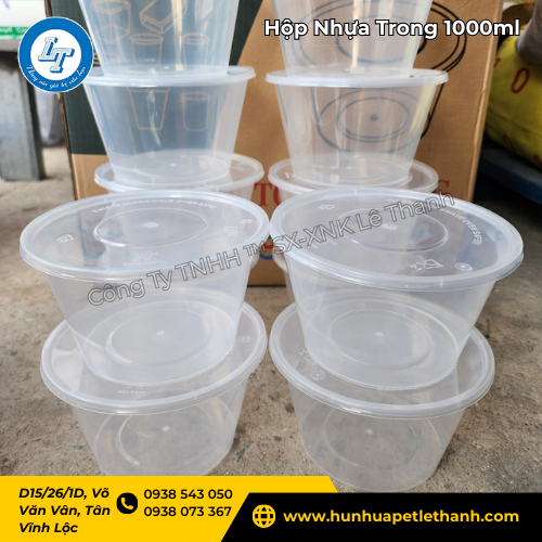 hộp nhựa trong 1000ml giá rẻ sốc chỉ cần chốt đơn 5 hộp nhựa trong 1000ml giá rẻ sốc chỉ cần chốt đơn 5