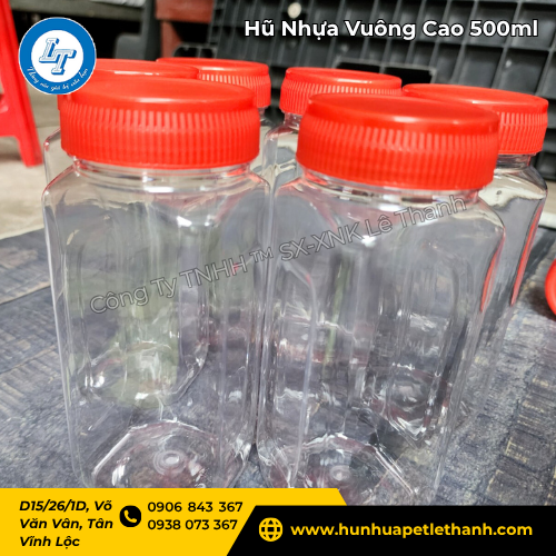 hũ nhựa vuông cao giá sỉ – chuyên đựng hạt khô, mứt, bánh kẹo 2 hũ nhựa vuông cao giá sỉ – chuyên đựng hạt khô, mứt, bánh kẹo 2