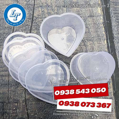 set 50 hũ nhựa đựng bánh flan trái tim giá rẻ 2 set 50 hũ nhựa đựng bánh flan trái tim giá rẻ 2