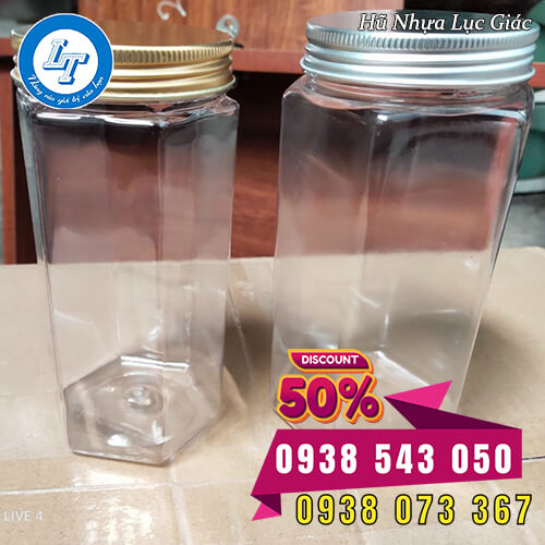 hũ nhựa lục giác giá sỉ tại kho xưởng HCM hũ nhựa lục giác giá sỉ tại kho xưởng HCM