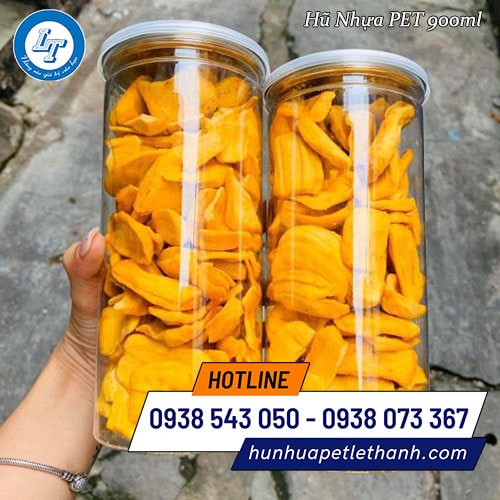 bỏ sỉ hũ nhựa pet đựng mít sấy, gạo lứt sấy khô bỏ sỉ hũ nhựa pet đựng mít sấy, gạo lứt sấy khô