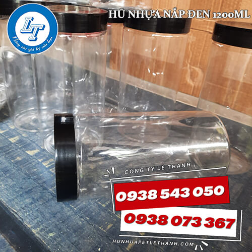 >>hũ nắp đen 1200ml<< >>hũ nắp đen 1200ml<<
