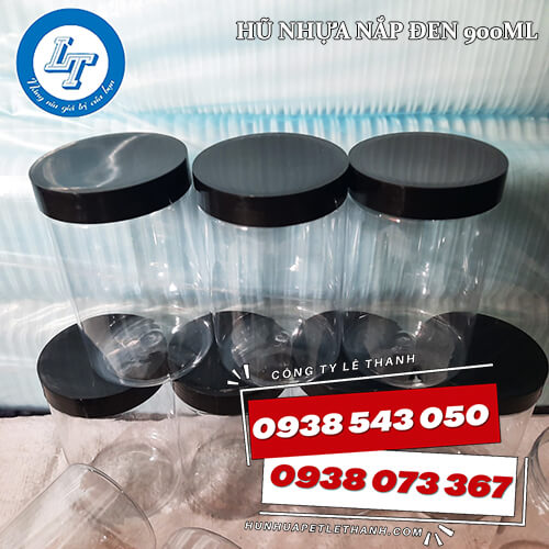 >>hũ nắp đen 900ml<< >>hũ nắp đen 900ml<<