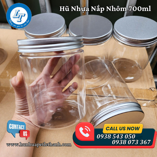 công ty bán hũ nhựa nắp nhôm 600ml, 700ml giá rẻ 2 công ty bán hũ nhựa nắp nhôm 600ml, 700ml giá rẻ 2