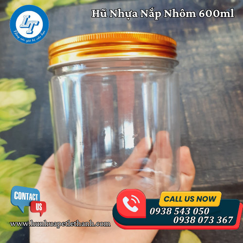 công ty bán hũ nhựa nắp nhôm 600ml, 700ml giá rẻ 1 công ty bán hũ nhựa nắp nhôm 600ml, 700ml giá rẻ 1