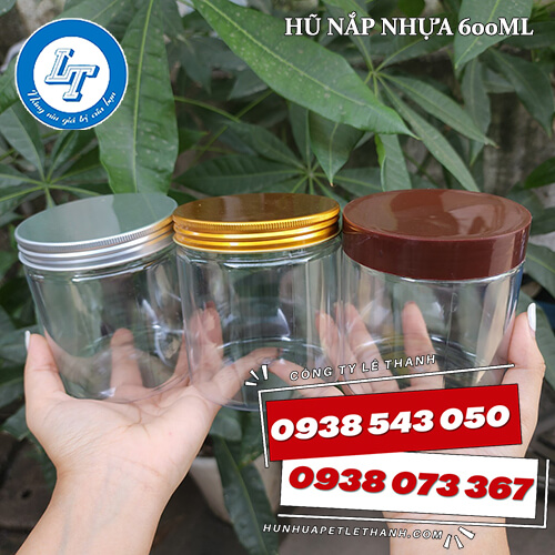 hũ nhựa giá rẻ nắp nhiều màu 6 hũ nhựa giá rẻ nắp nhiều màu 6