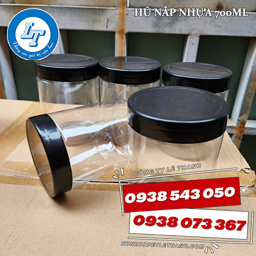 hũ nhựa giá rẻ nắp nhiều màu 1 hũ nhựa giá rẻ nắp nhiều màu 1