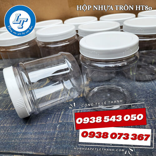 hũ nhựa PET nắp trắng giá sỉ Tiền Giang 4 hũ nhựa PET nắp trắng giá sỉ Tiền Giang 4