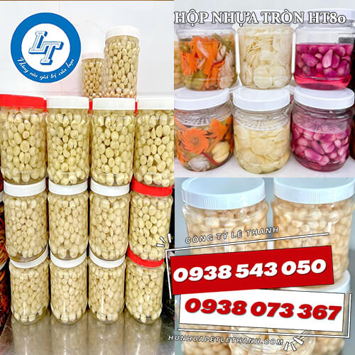 hũ nhựa PET nắp trắng giá sỉ Tiền Giang 1 hũ nhựa PET nắp trắng giá sỉ Tiền Giang 1