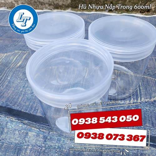 sale rẻ giá sỉ hũ nhựa nắp trong 600ml 2 sale rẻ giá sỉ hũ nhựa nắp trong 600ml 2