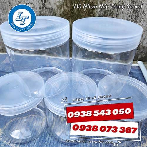 sale rẻ giá sỉ hũ nhựa nắp trong 600ml 4 sale rẻ giá sỉ hũ nhựa nắp trong 600ml 4