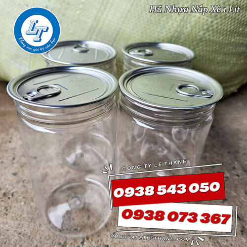 mua bán hũ nhựa PET nắp nhôm xé giá sỉ 1000ml 3 mua bán hũ nhựa PET nắp nhôm xé giá sỉ 1000ml 3