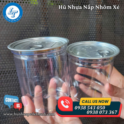 Hũ nhựa nắp nhôm xé miệng giá rẻ đóng gói thực phẩm 3 Hũ nhựa nắp nhôm xé miệng giá rẻ đóng gói thực phẩm 3