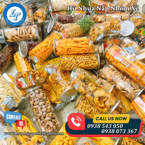 Hũ nhựa nắp nhôm xé miệng giá rẻ đóng gói thực phẩm 4 Hũ nhựa nắp nhôm xé miệng giá rẻ đóng gói thực phẩm 4