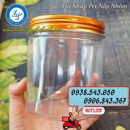 hũ nhựa tròn nắp nhôm giá sỉ hũ nhựa tròn nắp nhôm giá sỉ