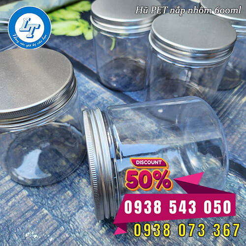 hũ nhựa PET nắp nhôm sỉ rẻ giá gốc tốt nhất hũ nhựa PET nắp nhôm sỉ rẻ giá gốc tốt nhất