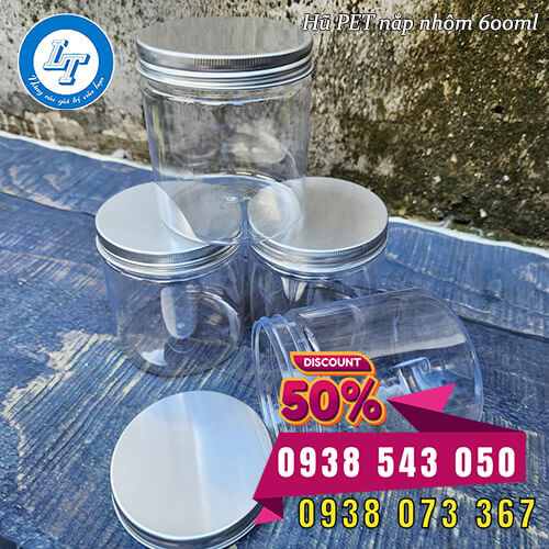 hũ nhựa PET nắp nhôm sỉ rẻ giá gốc tốt nhất hũ nhựa PET nắp nhôm sỉ rẻ giá gốc tốt nhất