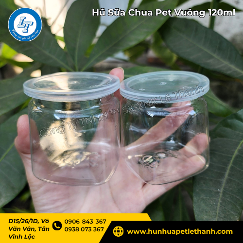 giá sỉ tổng kho hũ sữa chua PET vuông 4 giá sỉ tổng kho hũ sữa chua PET vuông 4
