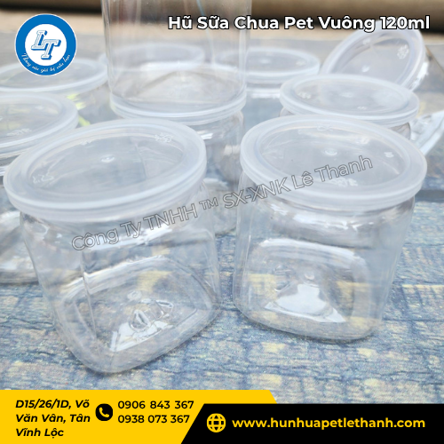 giá sỉ tổng kho hũ sữa chua PET vuông 3 giá sỉ tổng kho hũ sữa chua PET vuông 3