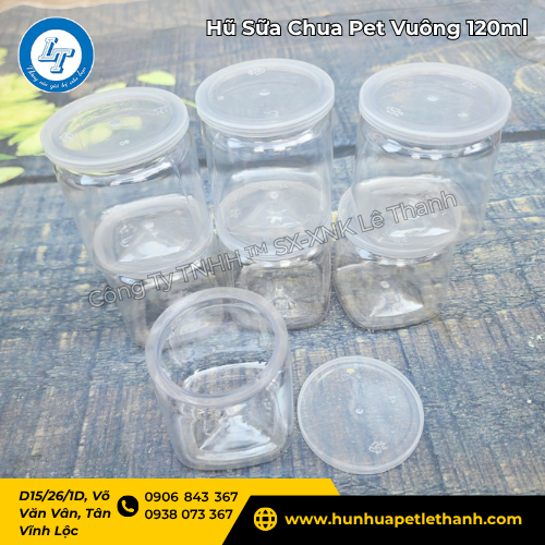 giá sỉ tổng kho hũ sữa chua PET vuông 5 giá sỉ tổng kho hũ sữa chua PET vuông 5