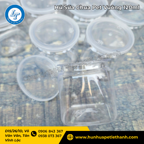 giá sỉ tổng kho hũ sữa chua PET vuông 2 giá sỉ tổng kho hũ sữa chua PET vuông 2