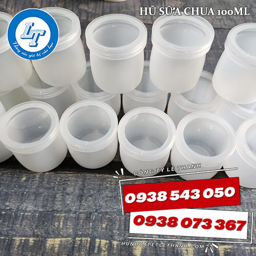 hũ sữa chua nhựa 100ml giá sỉ Tiền Giang 5 hũ sữa chua nhựa 100ml giá sỉ Tiền Giang 5